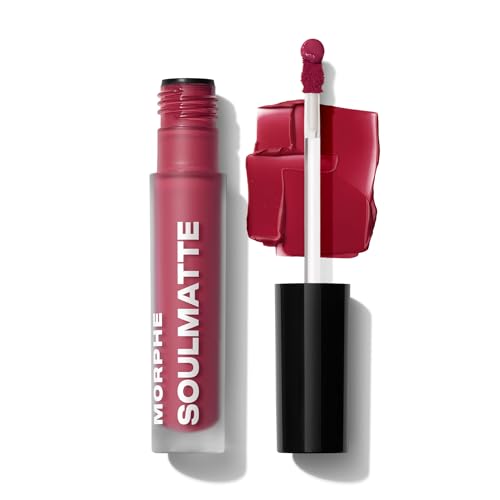 Morphe Soulmatte Velvet Lip Mousse - Air-Whipped Matte Lipstick for Women with Vitamin E to Hydrate, Soften & Smooth - Provides Long Lasting & Velvety Formula - Bella (0.13 Fl Oz)