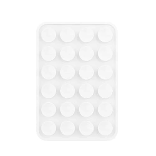 Genérico Soporte móvil Ventosa de Silicona (Blanco, Monocromo)
