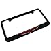 Elite JEEP TRAIL HAWK Logo License Plate Frame Black Powder Coated Metal Hand Painted Engraved