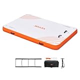 VEVOR Inflatable Dock, 8x5FT Water Float Mat, Non-Slip Surface, with A Carry Bag & Removable Ladder,...