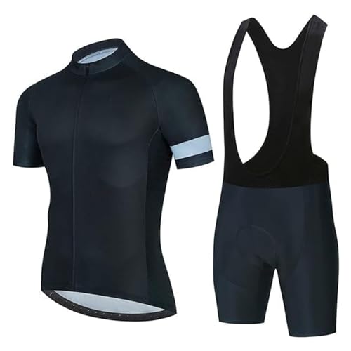 Maillot de cyclisme homme anti irritation avec cuissard gel 9D