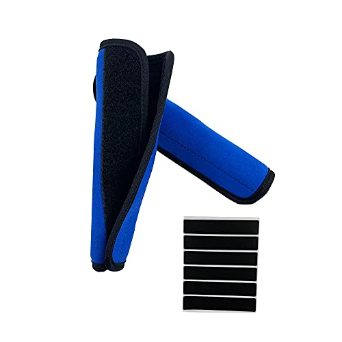 Shiyode Kayak Paddle Grips No-Slip Paddle Shaft Gripper 2 Pieces Blister Prevention Stand-Up Paddle Board Grips for Take-Apart Paddle Kayaking Accessories Stay in Place Grip (Dark Blue)