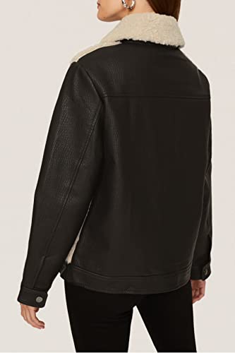 RTR Design Collective Sherpa Faux Leather Jacket4