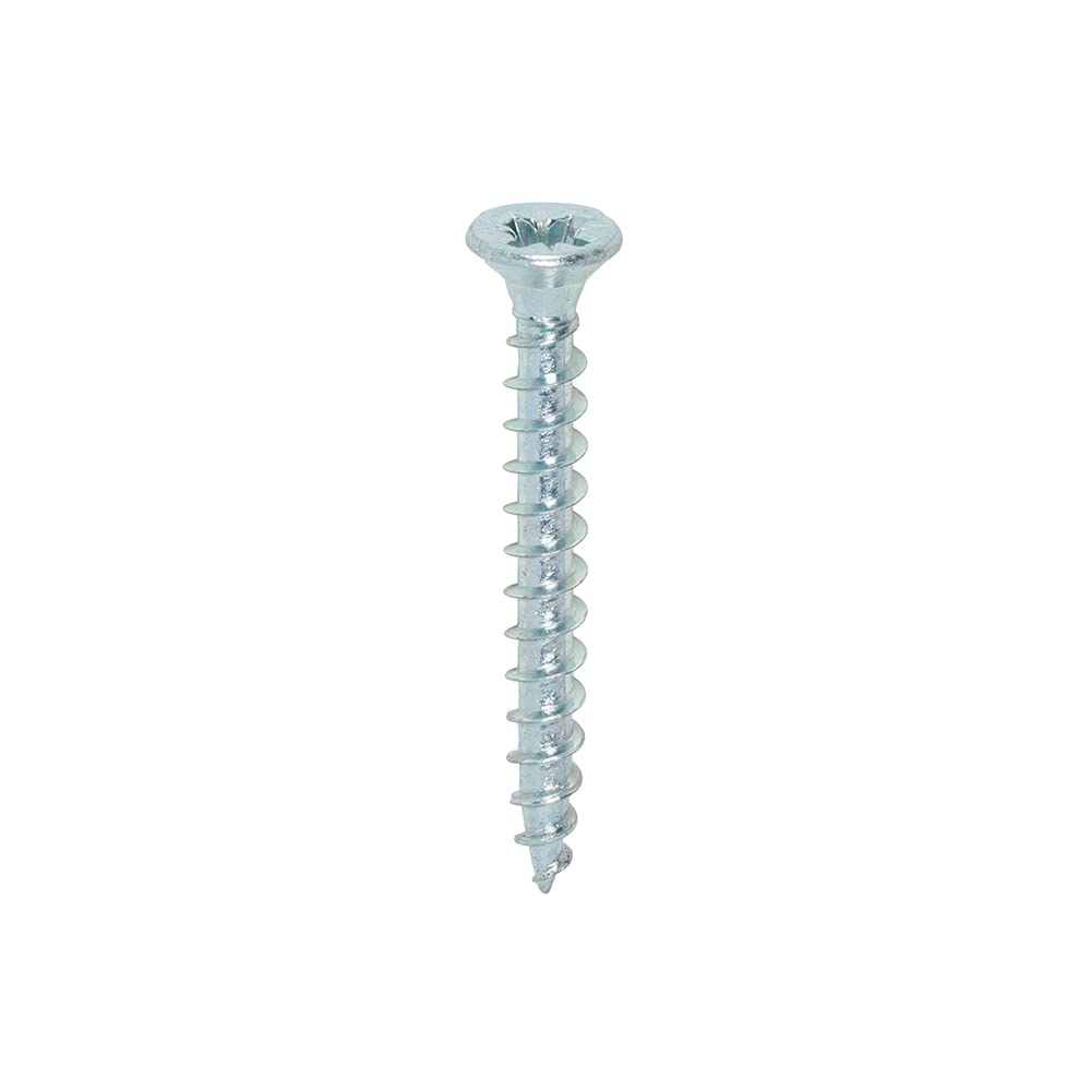 TIMCO Solo Chipboard & Woodscrews - PZ - Double Countersunk 3.5 x 30 - Zinc - Box of 200