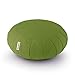 basaho Classic Zafu Cuscino da Meditazione | Cotone Organico | Gusci di Grano Saraceno | Rivestimento Lavabile Rimovibile (Foglia)