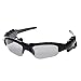Produktbild KINGCOO® Bluetooth-Sonnenbrille Musik freihändiger Kopfhörer-Kopfhörer mit Kamera-Funktion für iPhone 6s 6 Plus Samsung Galaxy + Free Austauschbare 3 Paar Linse (schwarz)