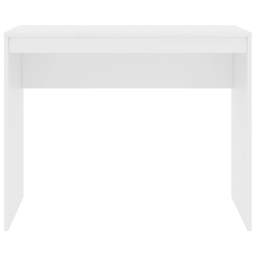 vidaXL Scrivania 90x40x72 cm, Legno ingegnerizzato, Bianco, Postazione computer, Home office, Dormitorio, Corridoio, Soggiorno & Camera, Scrivania studio, Tavolo console