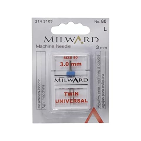 Milward Twin Universal Sewing Needles, 80/12 Cover