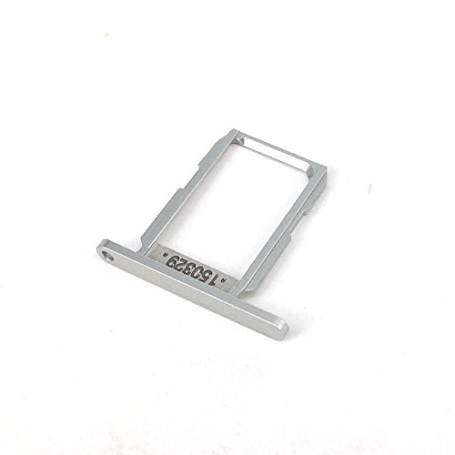 E-repair SIM Card Tray Holder Slot Replacement for Samsung Galaxy S6 G920 (Silver)