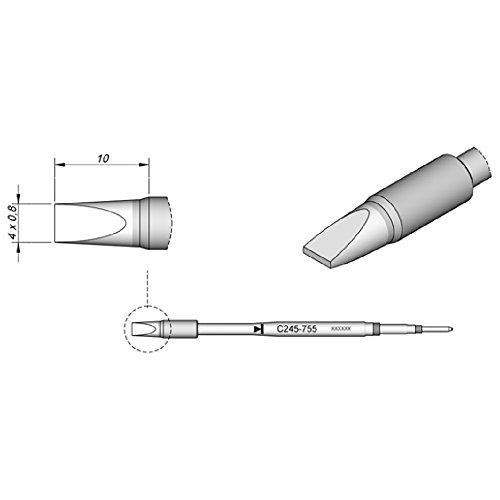 Preisvergleich Produktbild JBC C245755 Lötspitze für T245