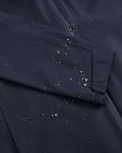 Image of Nobero Men's RainBloc Waterproof Jacket | Windproof Hooded Rain Jacket