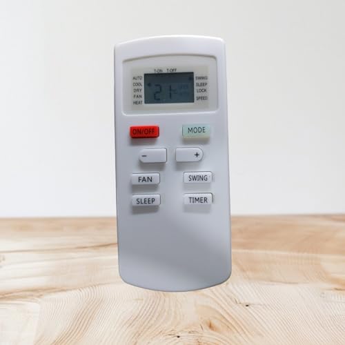 Image of Sanavya AC Remote Control - Compatible Replacement for Split & Window Air Conditioners - Replicates Genuine Remote Functions (O General Ac Remote Inverter Window)