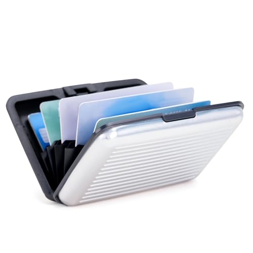 Image of Women Credit Cards Holder,RFID Blocking Protection Aluminum Metal Wallet for Men Women Business Card Holder