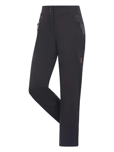 LeMieux Stormwear Waterproof Trousers - Womens - Thermal Fleece Lining - Silicone Knee Grip - Black - US4