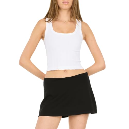 Forever 21 Women’s Mini A-Line Skirt with Inner...