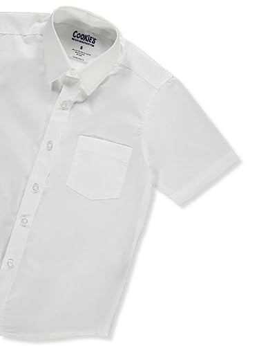Cookie's Boys' S/S Button-Up Shirt - White, 204
