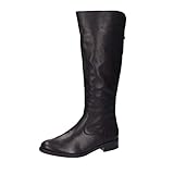 Abriebfeste Sohle Remonte Damen D8582 Hohe Stiefel, Schwarz (Schwarz 01), 39 EU