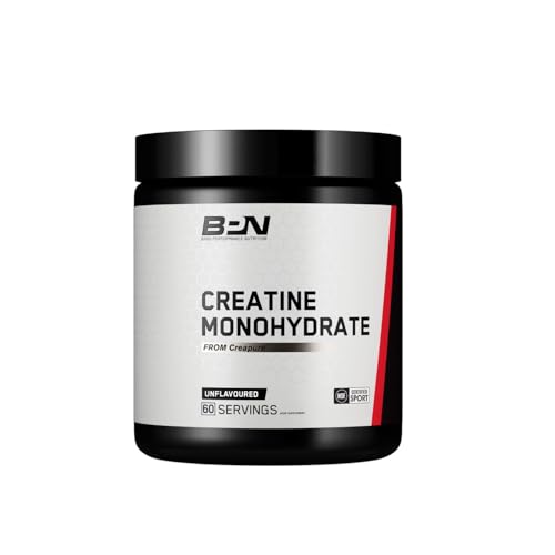 Bare Performance Nutrition, BPN Pure Creatine Monohydrate by Creapure, Unflavored, 60 Servings, Net Weight 210g