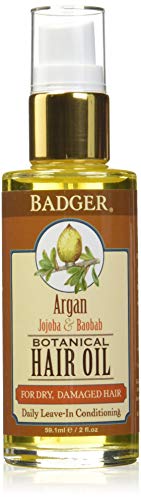 Badger Argan Hair Oil, 2.0 Ounce