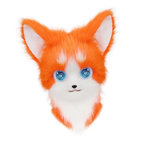 Cadeau d'Halloween original avec ce masque de chat en fourrure pour enfants