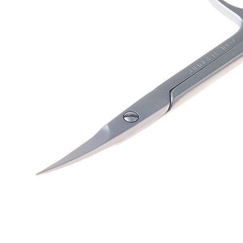 Otto Herder Manicure Nagelhautschere aus Solingen, 9 cm, extra scharfe Hautschere aus rostfreiem Edelstahl zum Entfernen von Nagelhaut und Hautresten