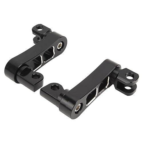 Support de repose-pieds de moto CHICIRIS réglable en aluminium avec extension de 2,25 pouces