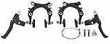 Lowrider Black Alloy U Bike Brake Set. Front and Rear Bicycle Brake Set Bike Brake Set
