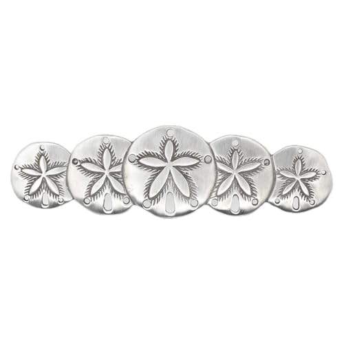 Costello Coastal - Sand Dollar Drawer Pull (Horizontal) - Pewter Collection Hardware