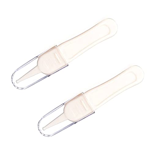 Healeved 6 Pcs Cleaning Tools Nursing Plastic Cleaner Nose Cleaning Tweezers Baby Nose Tweezers Newborn Safety Care Ear Nose Navel Nose Clip Baby Clean Clip Baby Cleaner Ear Pick Bag #TOP5