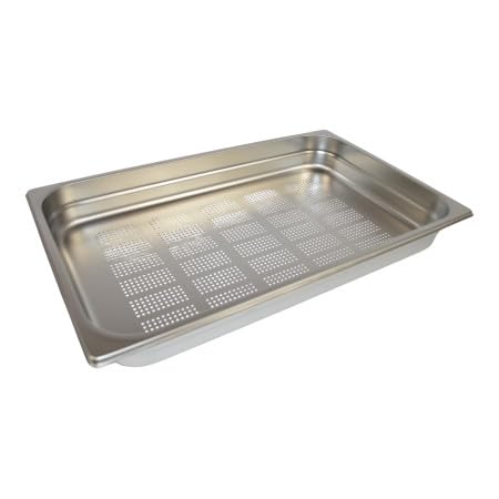 Bac Gastro Inox AISI 304 Perforé GN 1/1 H. 65 mm