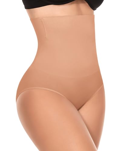 Image of Werena Tummy Control Shapewear Underwear for Women High Waisted Body Shaper Panties Shaping Briefs