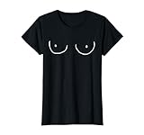 Breast Illustration Printed Shirt Cute and Sexy Boob T-Shirt
