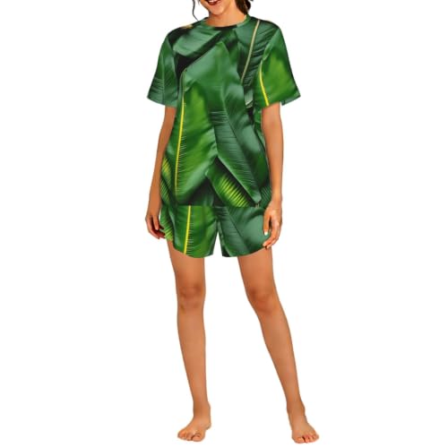 Pyjama respirant en feuilles de bananier pour nuits fraîches