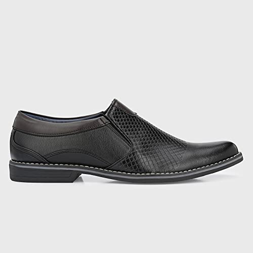 Image of Centrino Men's Formal Shoe |Slip-On Men's Formal Shoe | Stylish Non-Lace Design | Soft Cushioned Insole for Comfort | Perfect for Office & Formal Wear (8692)