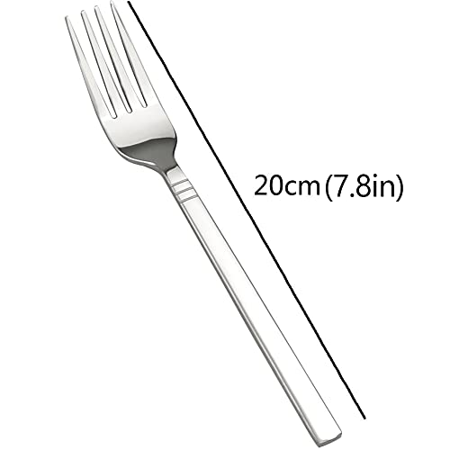 Dinner Forks 12-Piece Stainless Steel Mirror polishing Table Forks Dishwasher Safe(7.8in) - Image 4