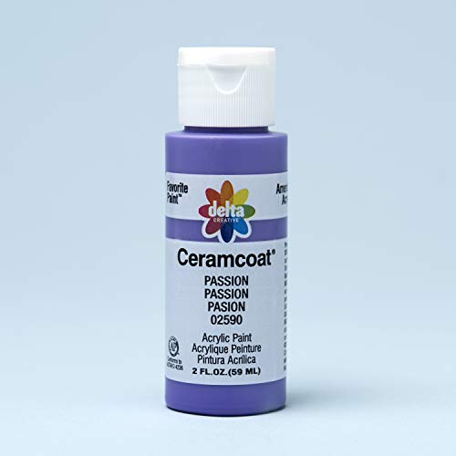 Delta Creative PROMOCMC1 18 Ceramcoat Acrylic Paint Set, 2 oz, Top Colors