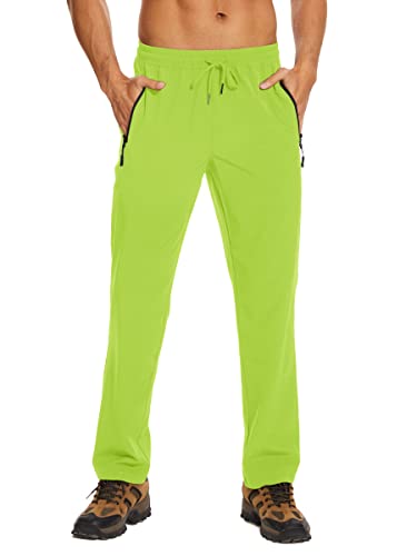 Tacvasen Mens Track Pants Mens Running Pants With Pockets Mens Green Sweatpants Baggy Mens Track Pants Sweatpants For Men Jogger #TOP1