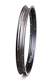 Alufelge 24 Zoll 57 mm mattschwarz
