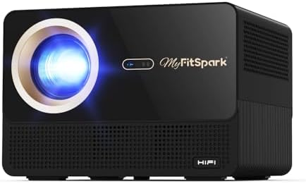 MyFitSpark CINEMAGIC 101 TrueColors Native 1080P HDR10 4K Support Home Cinema Android Projector | Real 900 ANSI Lumens | 100% Sealed Optical Engine | Auto Focus + Keystone | High-Contrast | WiFi 6 : Amazon.in: Electronics