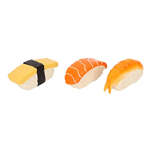 Zisemeil Latex Hund Quietschspielzeug Sushi Hund Quietschspielzeug Premium Latex Süße Sushi Form Kleine und Mittlere Hunde Leicht zu Reinigen-9