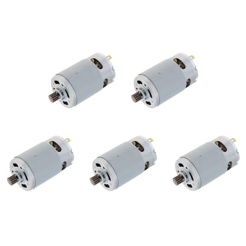 Hlxnyami Silnik szczotkowy RS550 5X 21 V, 14 zębów, nadaje się do bezprzewodowej mini pilarki łańcuchowej 4/6