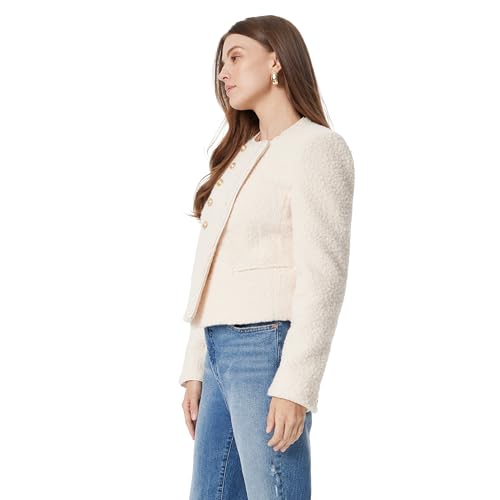 Sam Edelman Women's Fiona Double Breasted Collarless Blazer Standard3