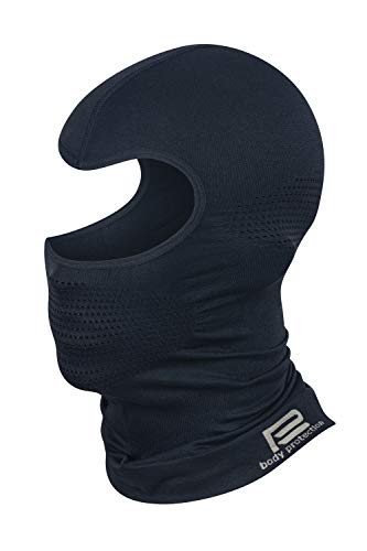 Prosske Sturmhaube Thermo MESH Damen Herren Kinder Mädchen Jungen Skihaube Balaclava (schwarz, XS/S) Cover