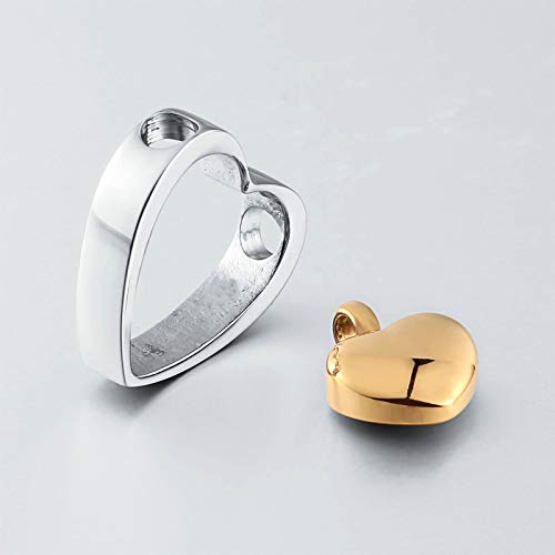 Beydodo Collana con ciondolo a forma di cenere, in...