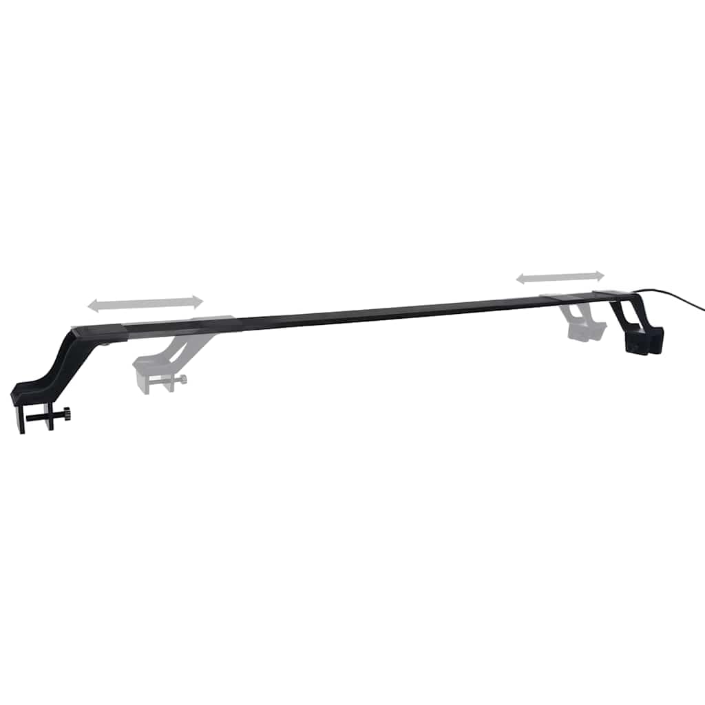 Mangloder LED-Aquariumleuchte mit Klemmen für Fischbecken 75-90 cm, Aluminium, blau und weiß, dimmbar, für Süßwasser und Meerwasser, Aquarium Beleuchtung Lampe für Pflanzen und Aquascape
