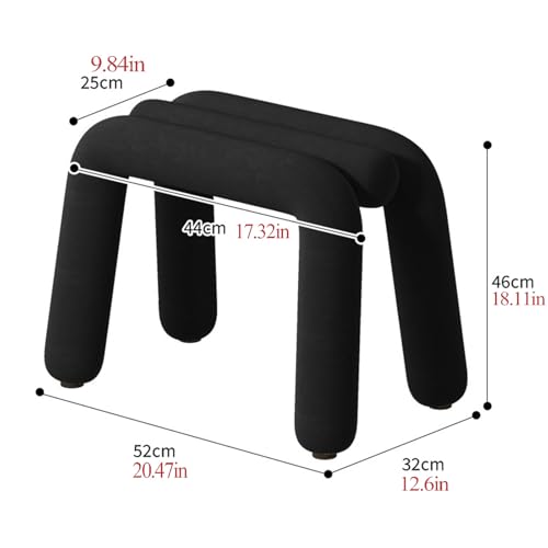 Taburete de maquillaje para tocador compacto con asiento cómodo 3