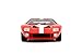 Jada Pink Slips 1968 Ford GT40 MK1-1:18 Scale Diecast Model with Opening Doors and Working Steering - for Collectors and Enthusiasts 14+ - Red