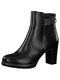 Tamaris Damen Stiefeletten, Frauen Biker Boots, Lady Ladies Women's Women Woman Freizeit leger Stiefel halbstiefel bikerbootie,Black,40 EU / 6.5 UK