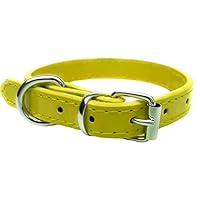 Collier Chien Cuir Synthétique Avec Pendentif Cœur – Taille S (tour De Cou 27-33 Cm), Personnalisable