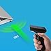 1D Barcode Scanner, USB Wired CCD Bar Code Reader with Buzzer and Indicator Light, for Supermarket, Express Delivery Warehouse